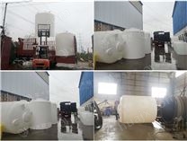 中卫10吨塑料储罐 10立方防腐蚀大型滚塑一次成型塑料大桶 