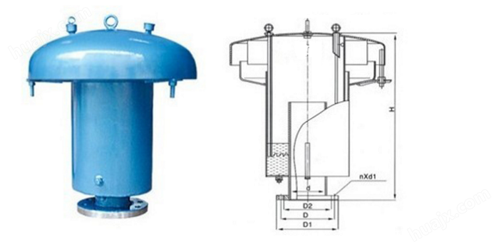 GYA型液压安全阀 (碳钢)结构图